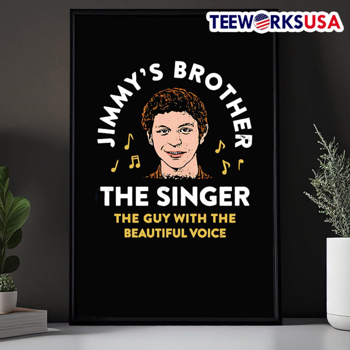 Jimmy's Brother The Guy With Beautiful Voice - Adult & Kids T-Shirts, Sweatshirts & Hoodies apparel design preview 5