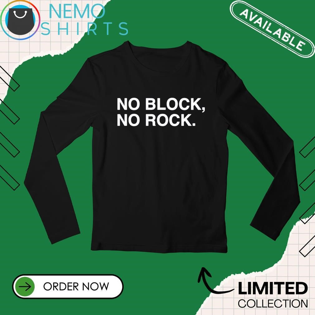 No block rock - Adult & Kids T-Shirts, Sweatshirts & Hoodies apparel design preview 3