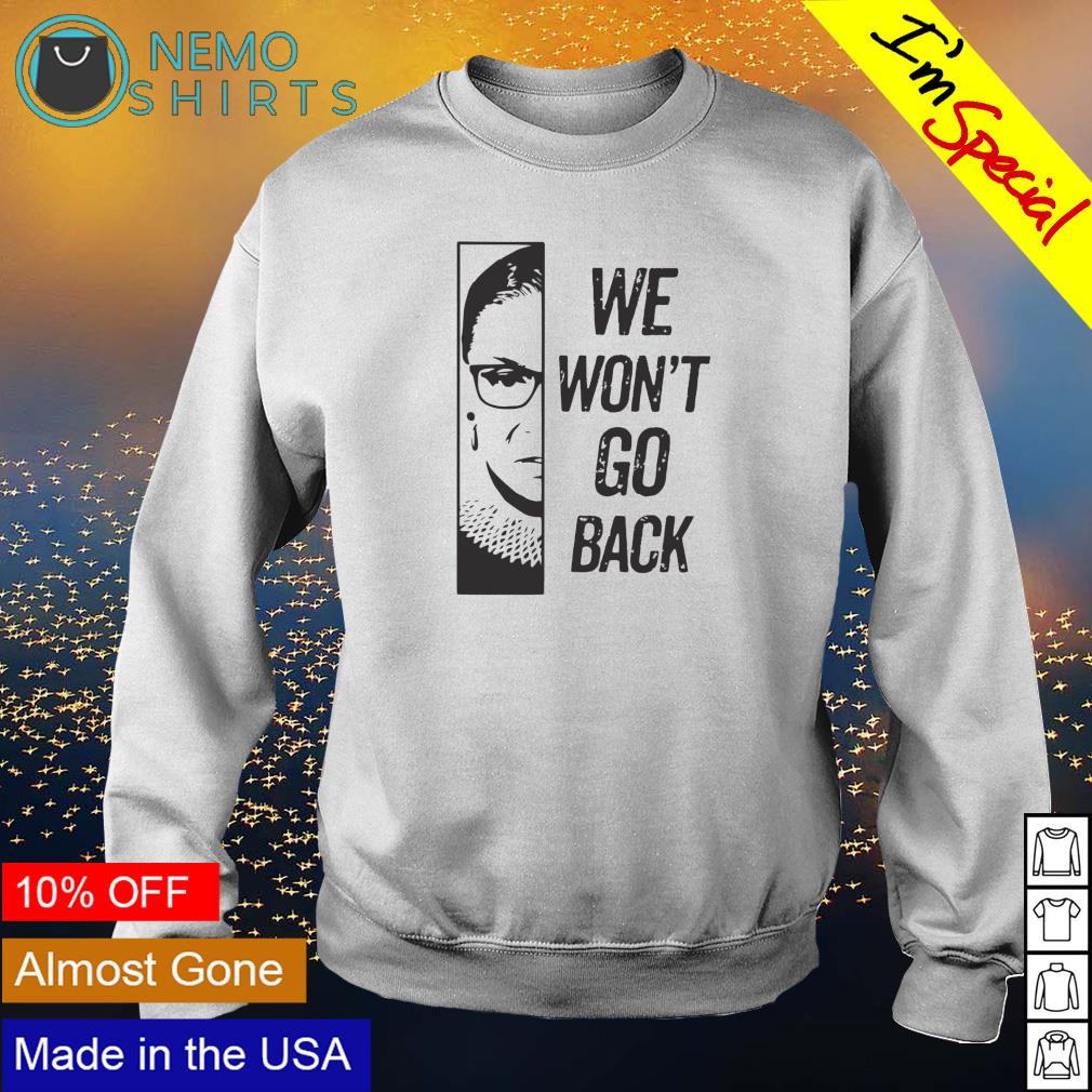 RBG we won't go back - Adult & Kids T-Shirts, Sweatshirts & Hoodies apparel design preview 4