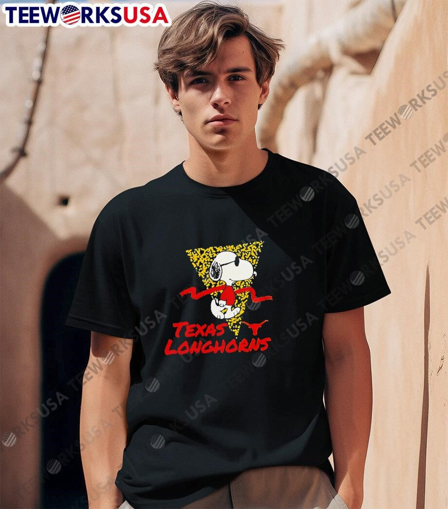 Snoopy Texas Longhorn cute - Adult & Kids T-Shirts, Sweatshirts & Hoodies apparel design preview 1