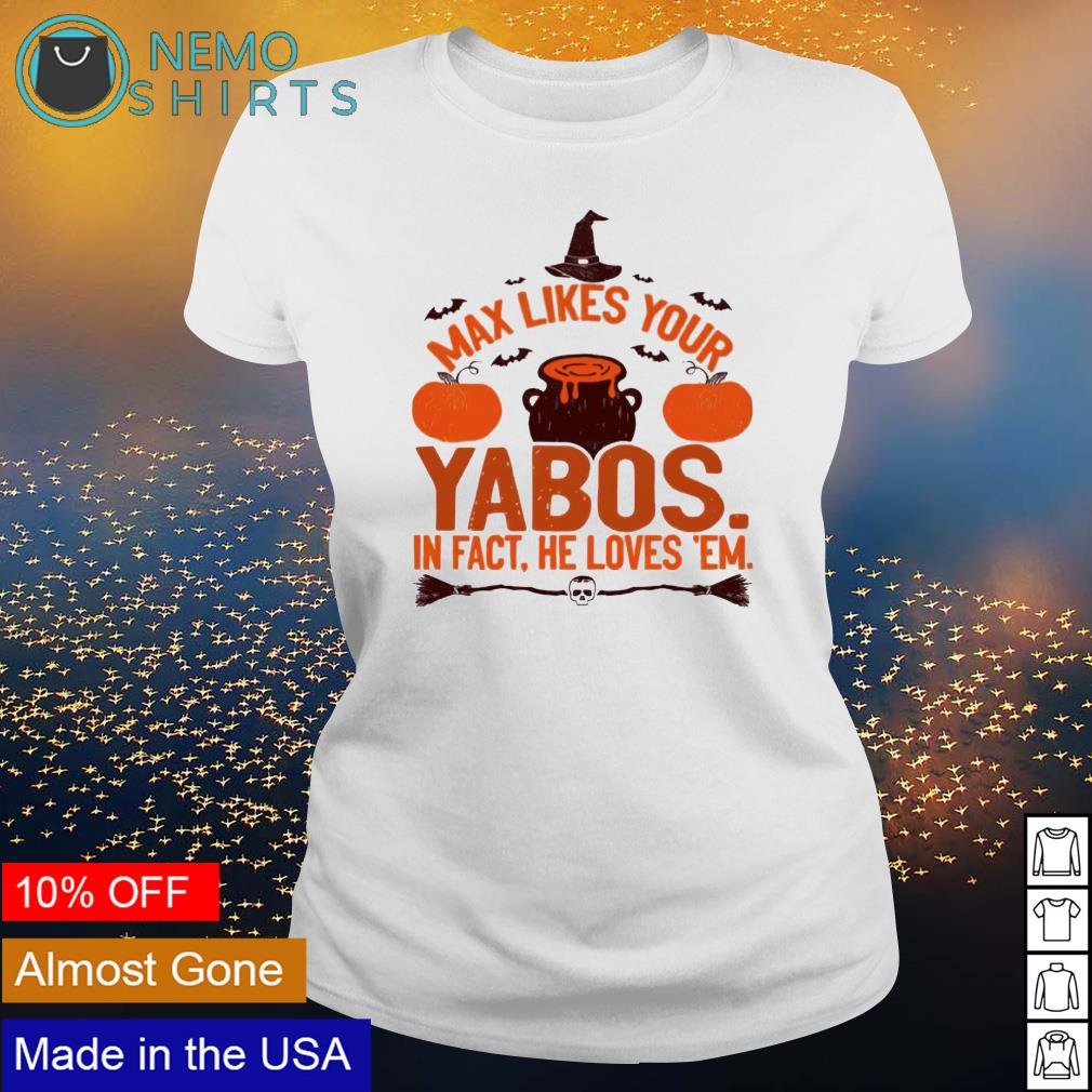 Hocus Pocus max likes your yabos in fact he loves 'em - Adult & Kids T-Shirts, Sweatshirts & Hoodies apparel design preview 3