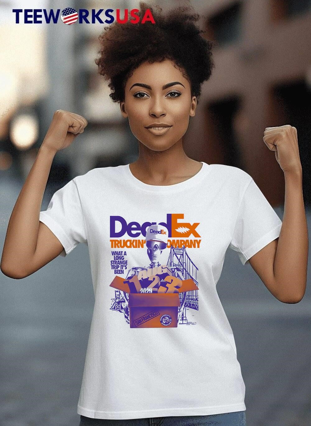 DeadEx Truckin' Company Aug 123 2025 - Adult & Kids T-Shirts, Sweatshirts & Hoodies apparel design preview 8