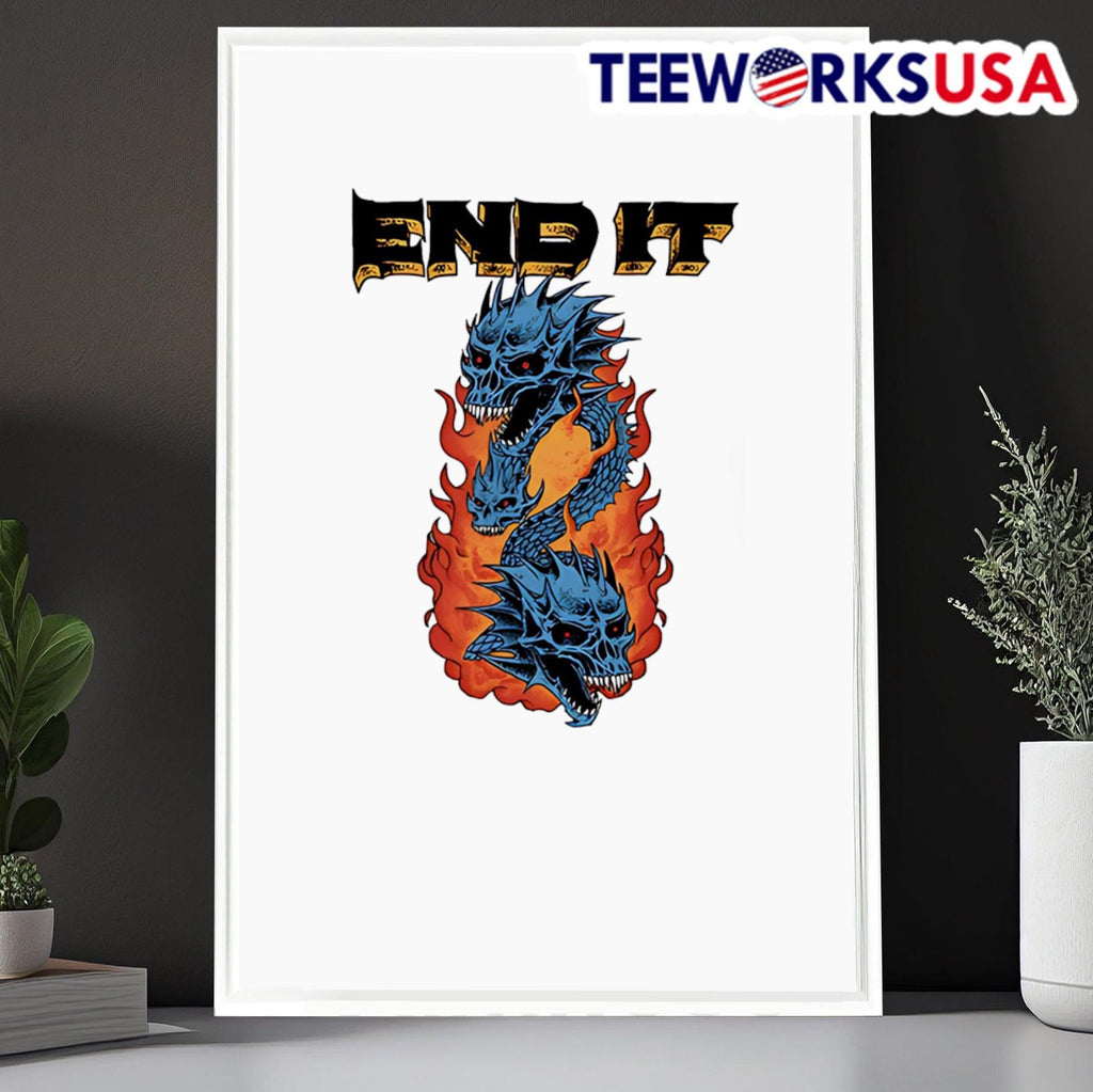 Holy Mountain Printing End It Dragons - Adult & Kids T-Shirts, Sweatshirts & Hoodies apparel design preview 6