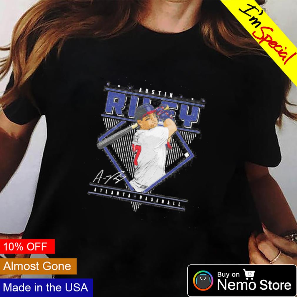 Austin Riley Atlanta Braves baseball diamond name - Adult & Kids T-Shirts, Sweatshirts & Hoodies apparel design preview 2