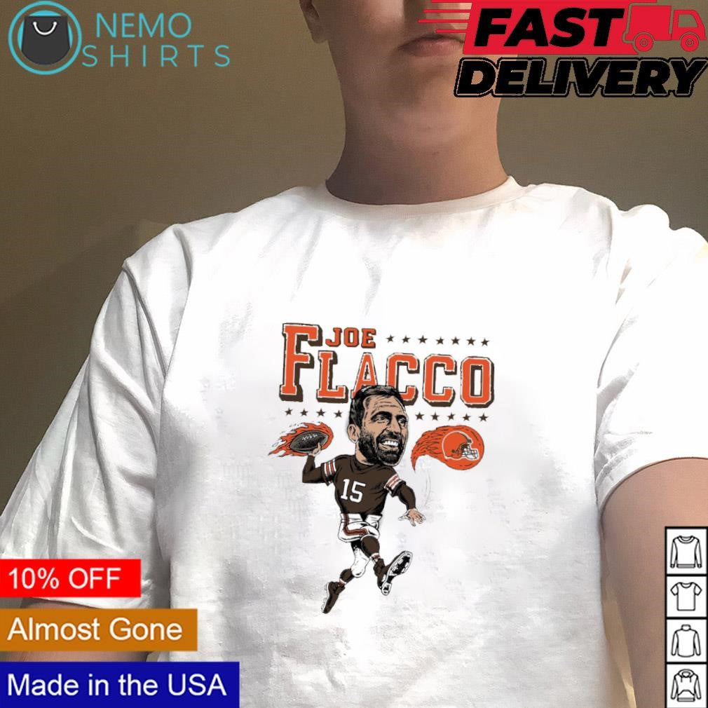 Joe Flacco Cleveland Browns caricature player - Adult & Kids T-Shirts, Sweatshirts & Hoodies apparel design preview 4