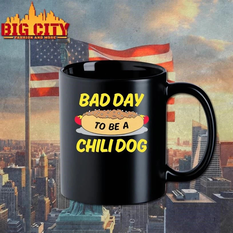 Bad Day To Be A Chili Dog Graphic - Adult & Kids T-Shirts, Sweatshirts & Hoodies apparel design preview 3