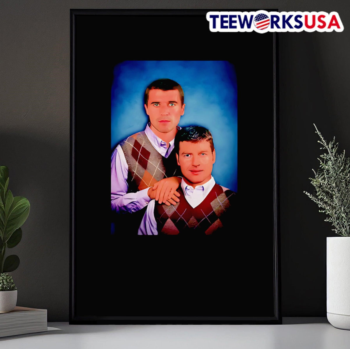 Stepbrothers Roy Keane and Denis Irwin - Adult & Kids T-Shirts, Sweatshirts & Hoodies apparel design preview 5