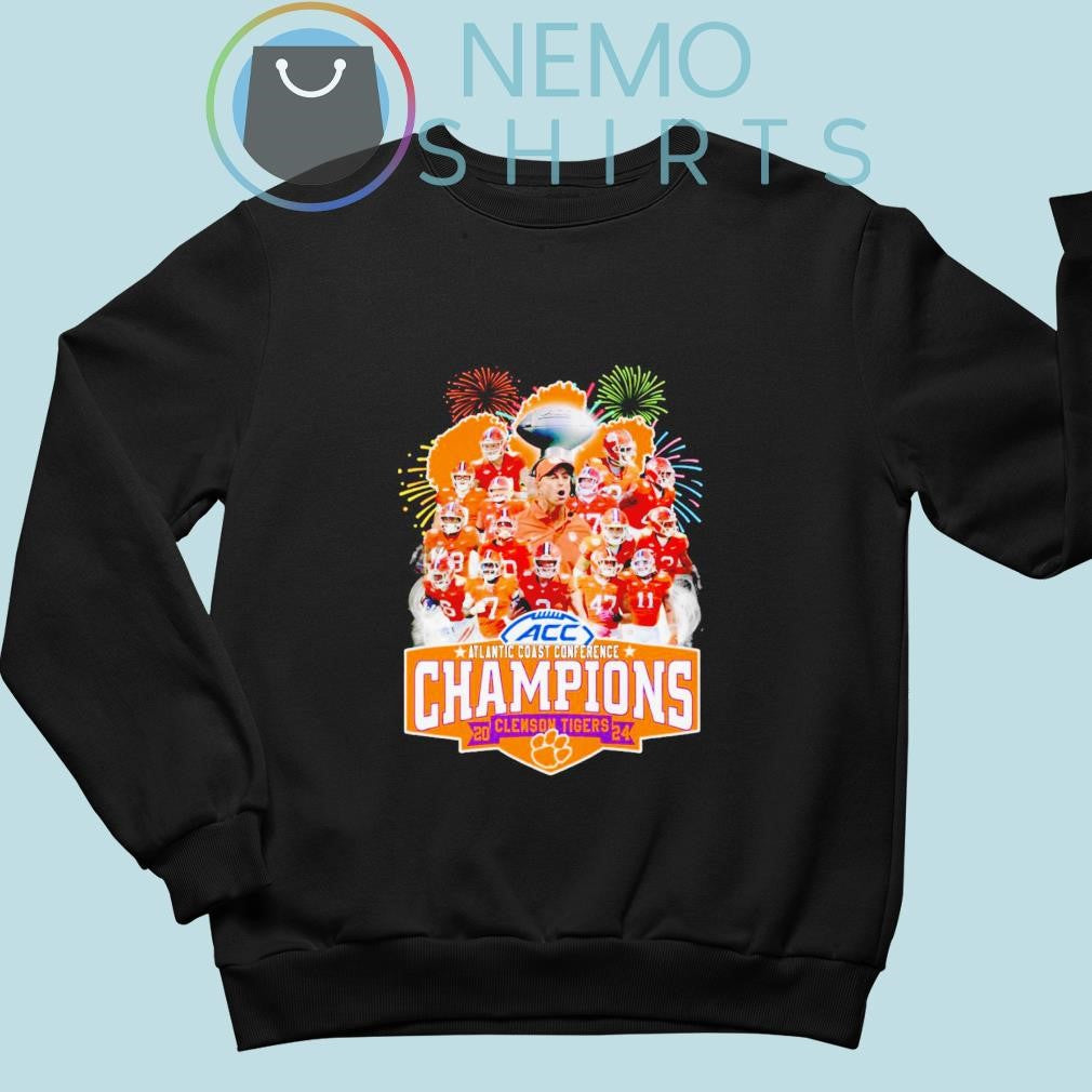 Clemson Tigers Atlantic Coast Conference champions - Adult & Kids T-Shirts, Sweatshirts & Hoodies apparel design preview 5