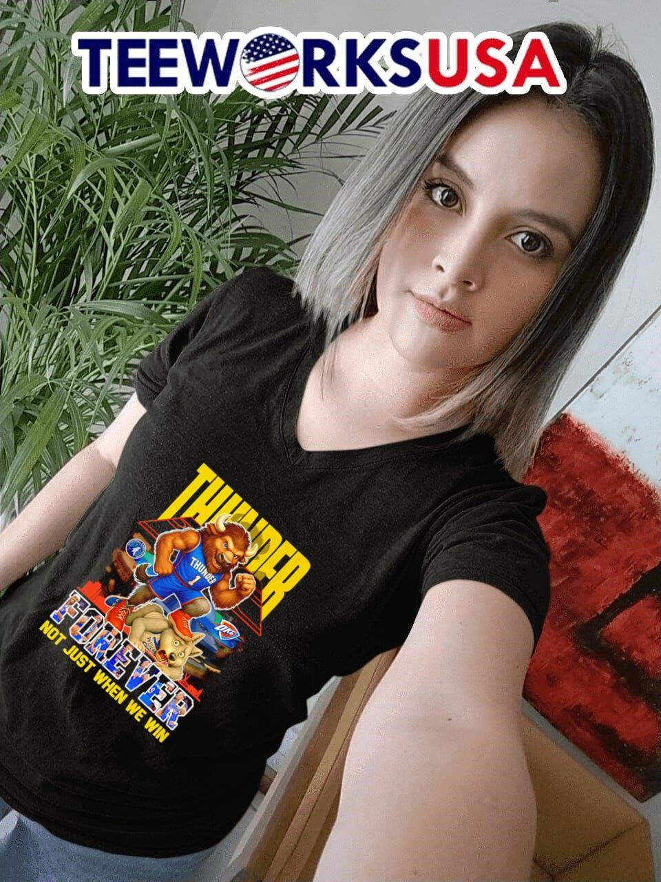 Rumble the Bison Thunder forever not just when we win - Adult & Kids T-Shirts, Sweatshirts & Hoodies apparel design preview 7