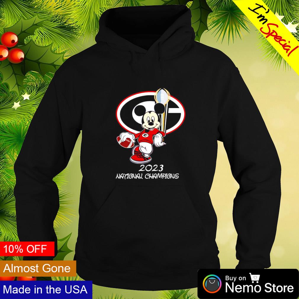 Georgia Bulldogs 2023 national championship Mickey - Adult & Kids T-Shirts, Sweatshirts & Hoodies product image 2