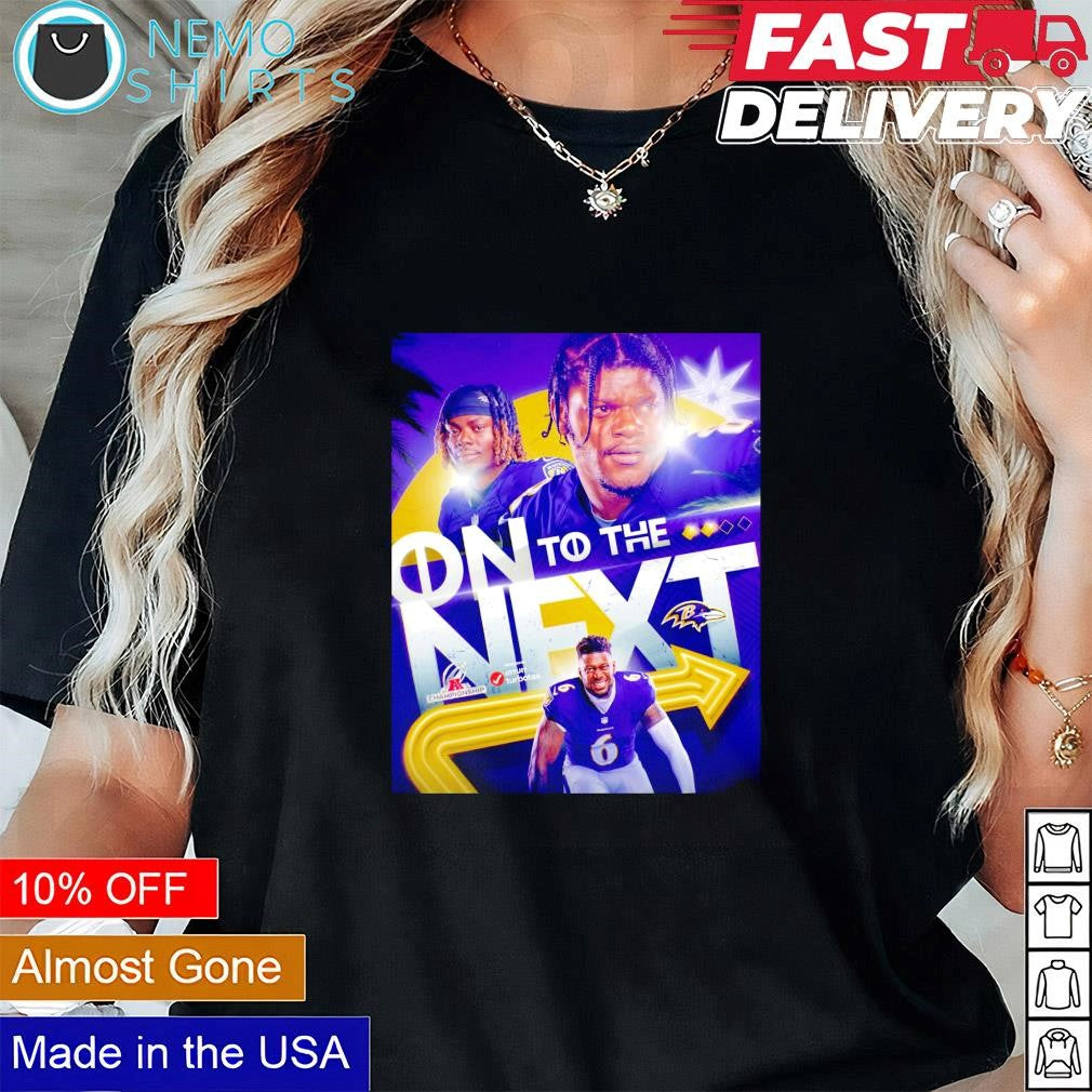 Baltimore Ravens on the next AFC championship - Adult & Kids T-Shirts, Sweatshirts & Hoodies apparel design preview 1