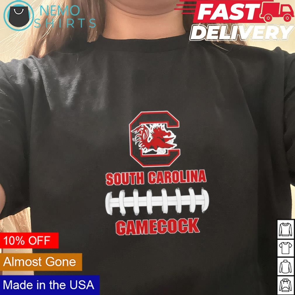 South Carolina Gamecocks football laces - Adult & Kids T-Shirts, Sweatshirts & Hoodies apparel design preview 3