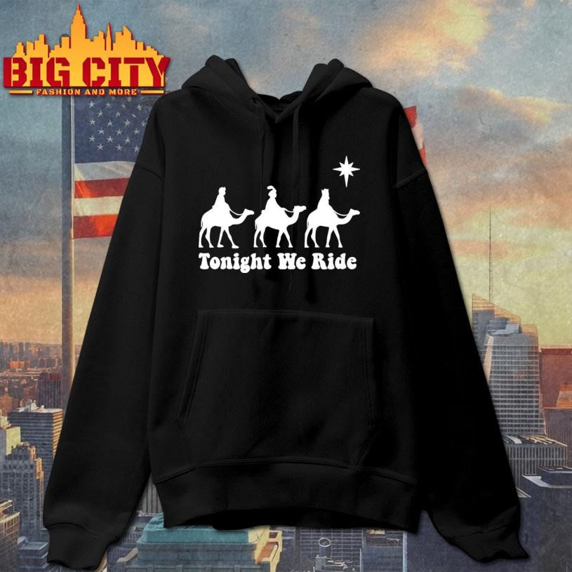 Tonight We Ride Christmas - Adult & Kids T-Shirts, Sweatshirts & Hoodies apparel design preview 2