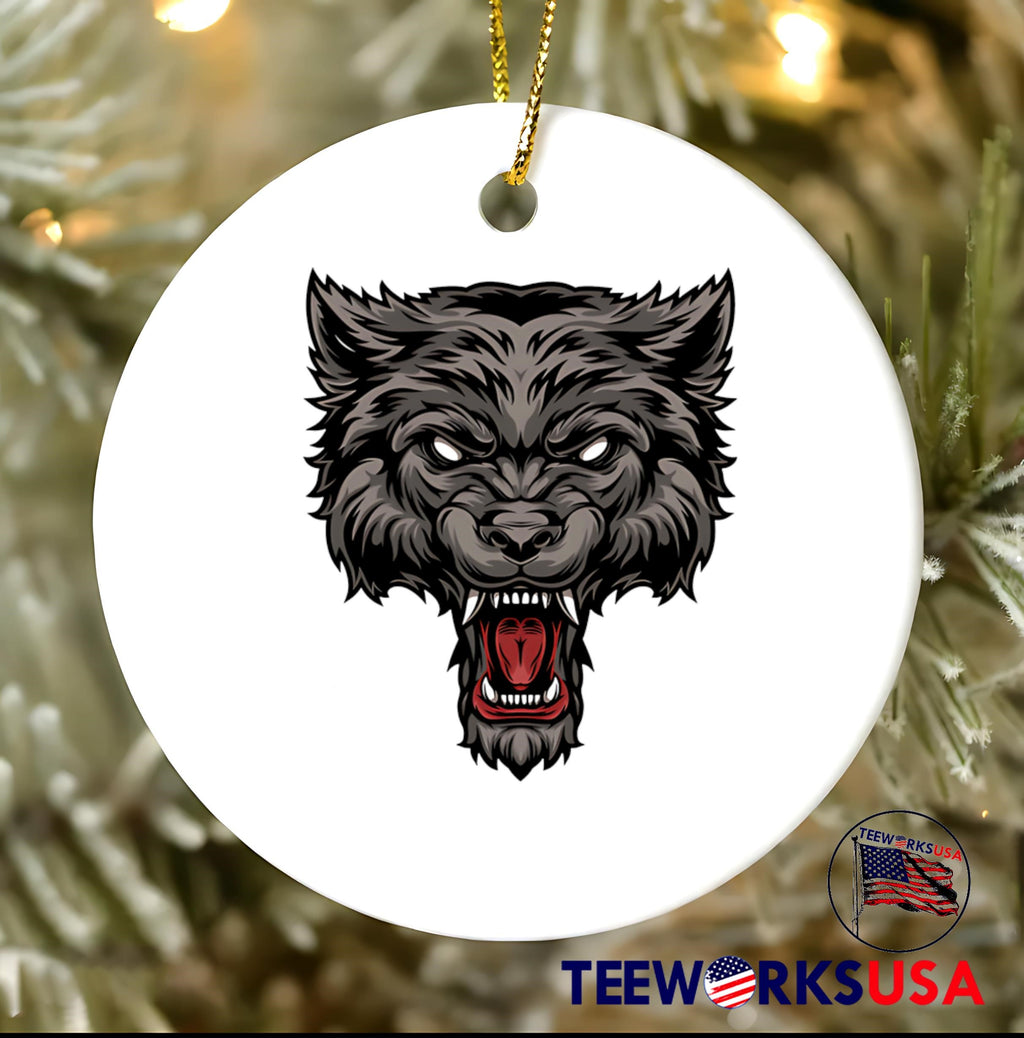 Wolf Animal big head - Adult & Kids T-Shirts, Sweatshirts & Hoodies apparel design preview 3