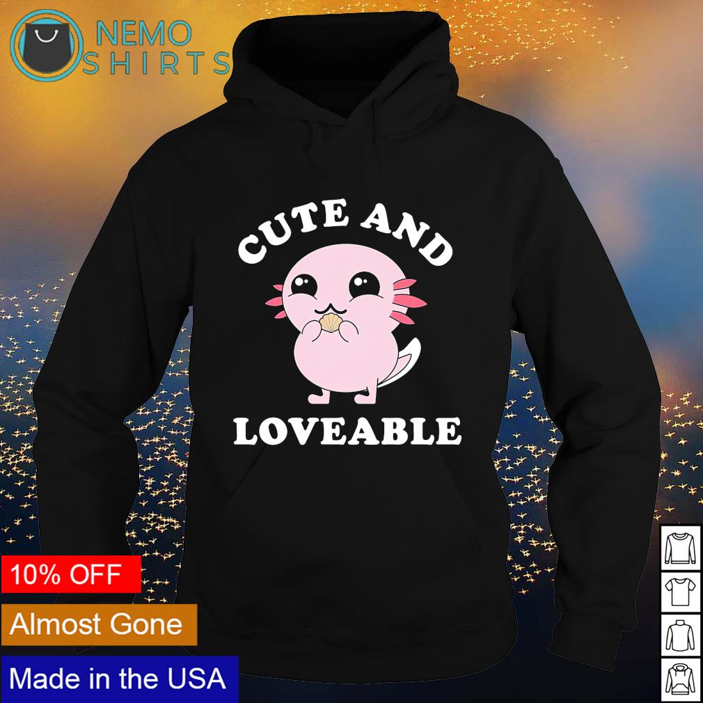 Axolotl cute and loveable - Adult & Kids T-Shirts, Sweatshirts & Hoodies apparel design preview 2