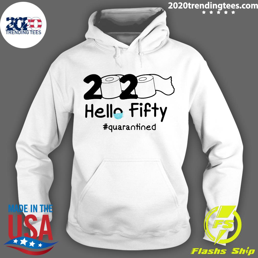 2020 Hello Fifty #quarantined - Adult & Kids T-Shirts, Sweatshirts & Hoodies apparel design preview 2