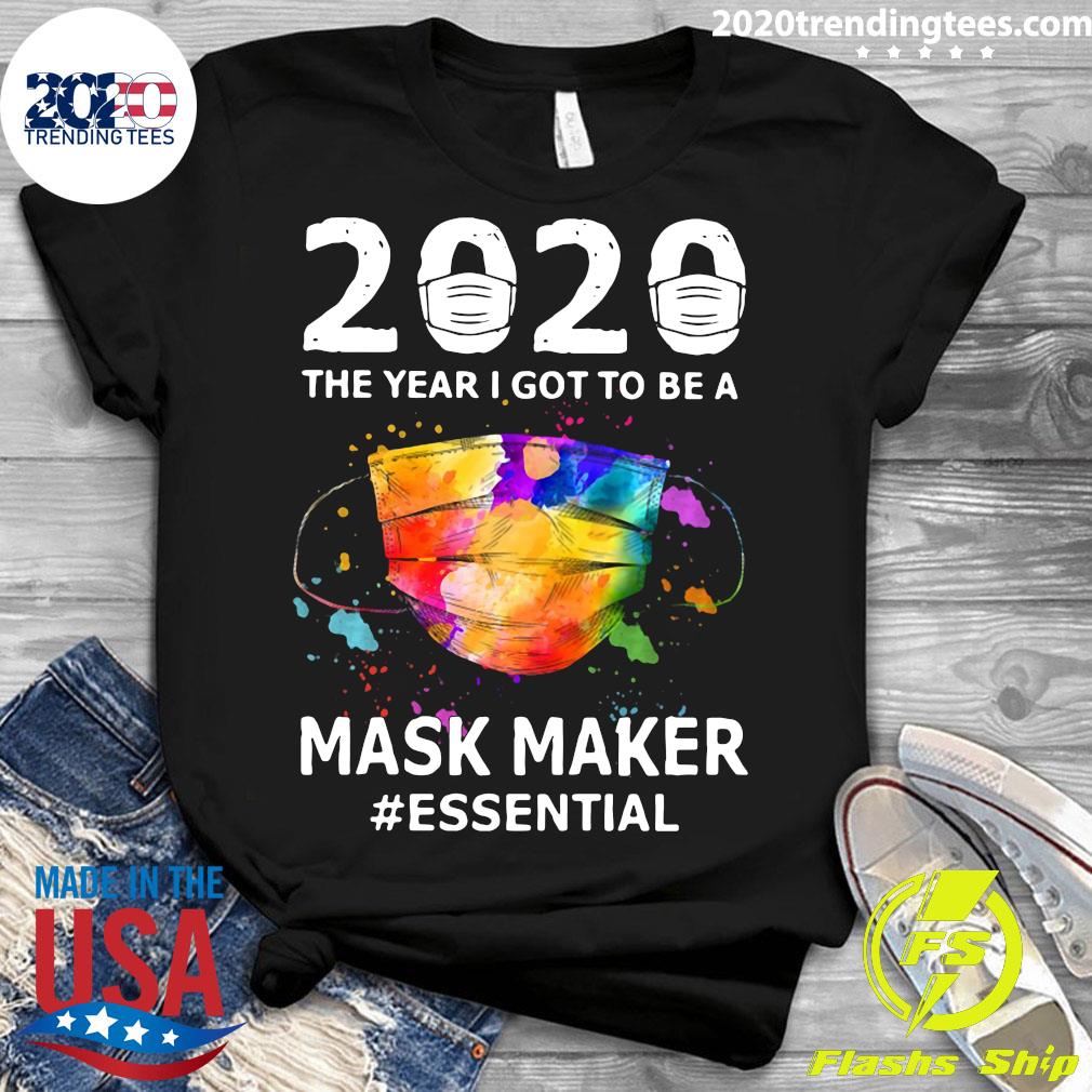2020 The Year I Got To Be A Mask Maker Essential - Adult & Kids T-Shirts, Sweatshirts & Hoodies apparel design preview 3