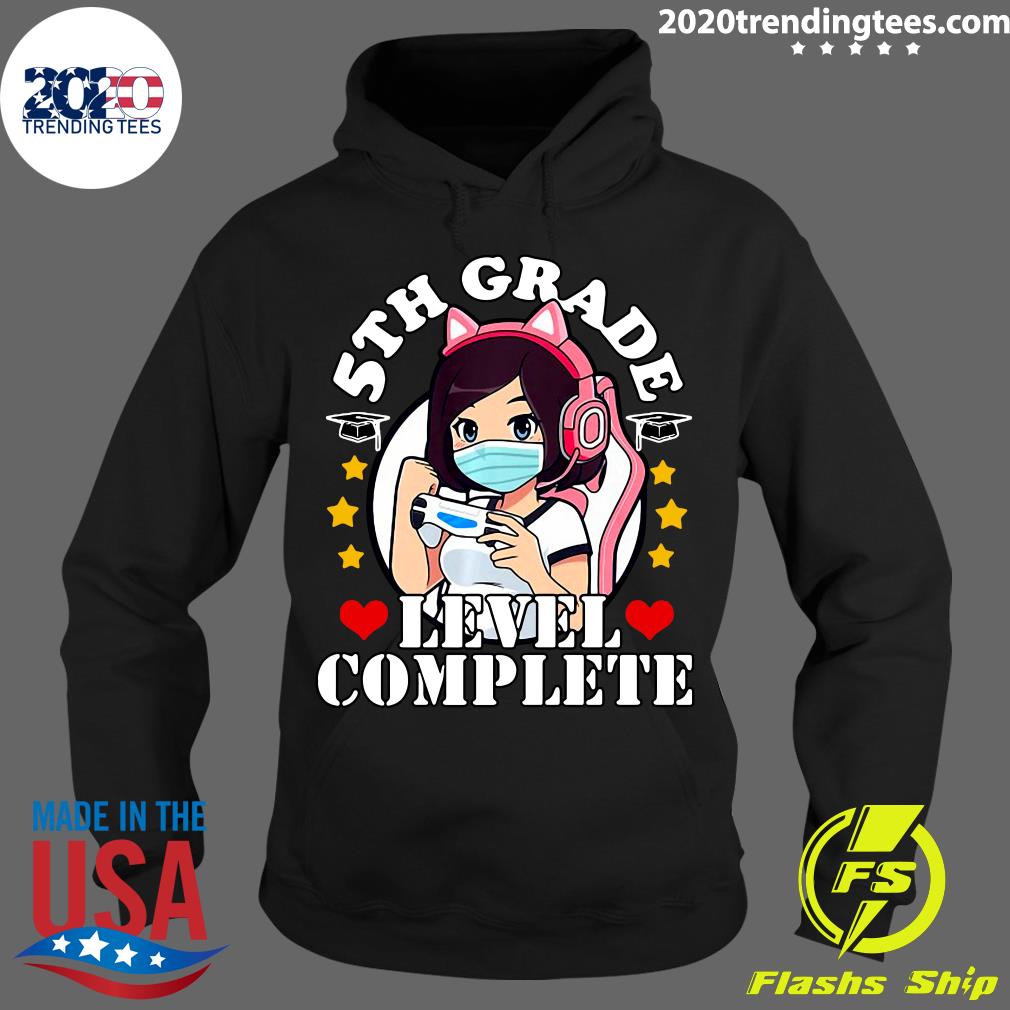 2021 5Th Grade Graduation Girl Loves Anime Gaming - Adult & Kids T-Shirts, Sweatshirts & Hoodies apparel design preview 2