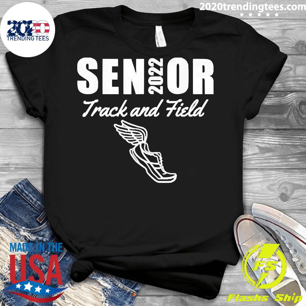 2022 Senior Track and Field Class of Run Jump Throw - Adult & Kids T-Shirts, Sweatshirts & Hoodies apparel design preview 3