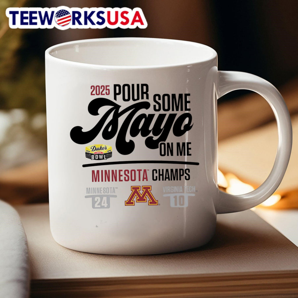 2025 Duke's Mayo Bowl Minnesota Champs score - Adult & Kids T-Shirts, Sweatshirts & Hoodies apparel design preview 4