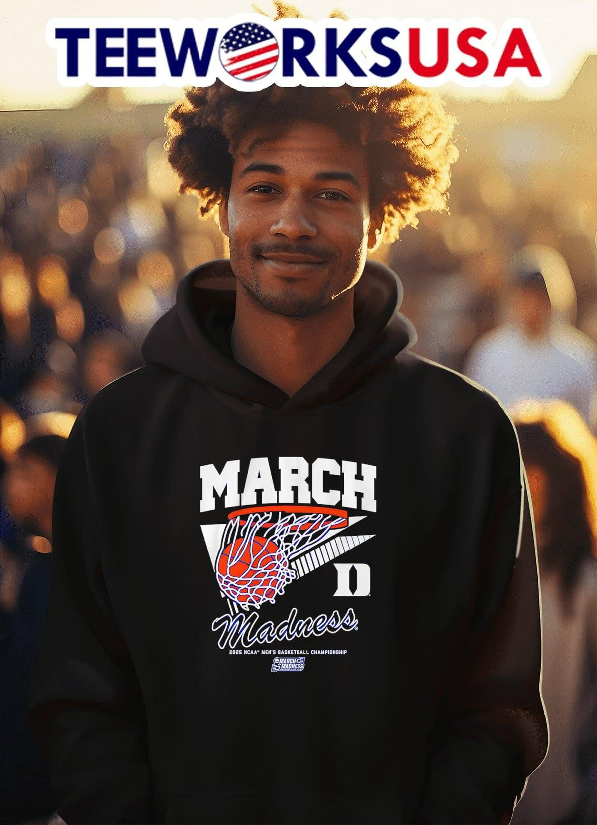 2025 March Madness Basketball Duke Blue Devils - Adult & Kids T-Shirts, Sweatshirts & Hoodies apparel design preview 2