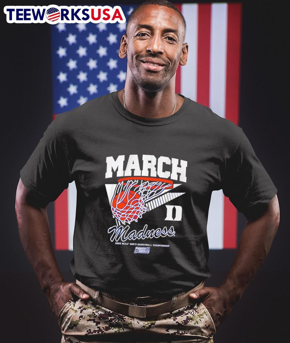 2025 March Madness Basketball Duke Blue Devils - Adult & Kids T-Shirts, Sweatshirts & Hoodies apparel design preview 1