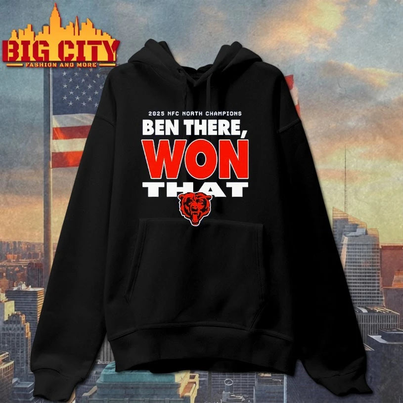 2025 NFC North Champions Ben There Won That Chicago - Adult & Kids T-Shirts, Sweatshirts & Hoodies apparel design preview 2