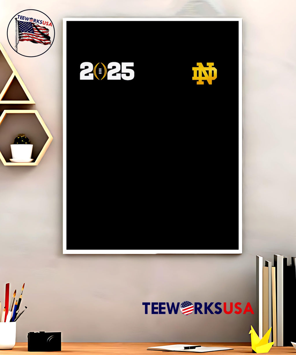 2025 Notre Dame Fighting Irish football logo - Adult & Kids T-Shirts, Sweatshirts & Hoodies apparel design preview 5