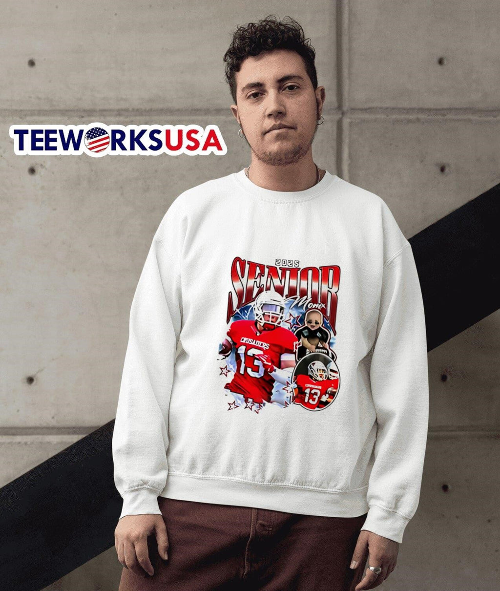 2025 Senior Mom Bulldog graphic - Adult & Kids T-Shirts, Sweatshirts & Hoodies apparel design preview 5