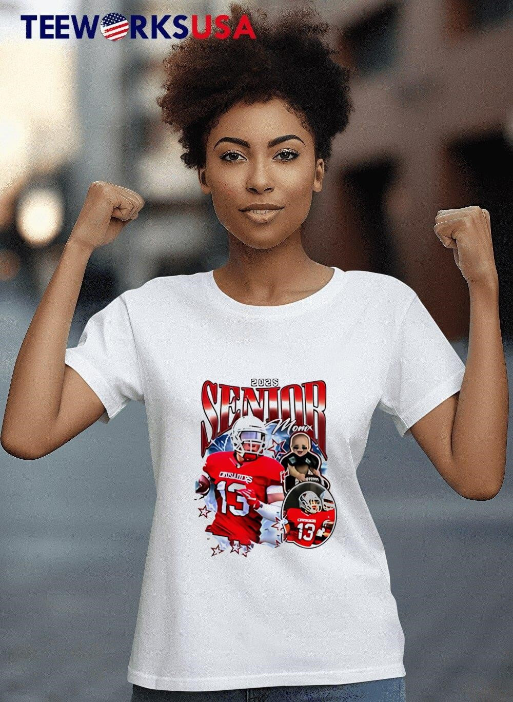 2025 Senior Mom Bulldog graphic - Adult & Kids T-Shirts, Sweatshirts & Hoodies apparel design preview 8