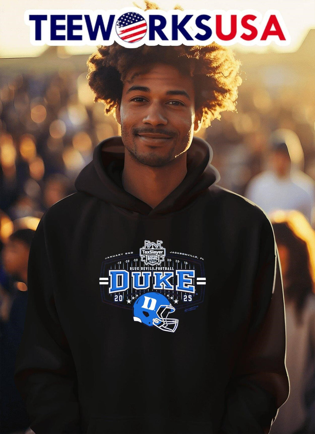 2025 TAXSLAYER GATOR Bowl Duke - Adult & Kids T-Shirts, Sweatshirts & Hoodies apparel design preview 2