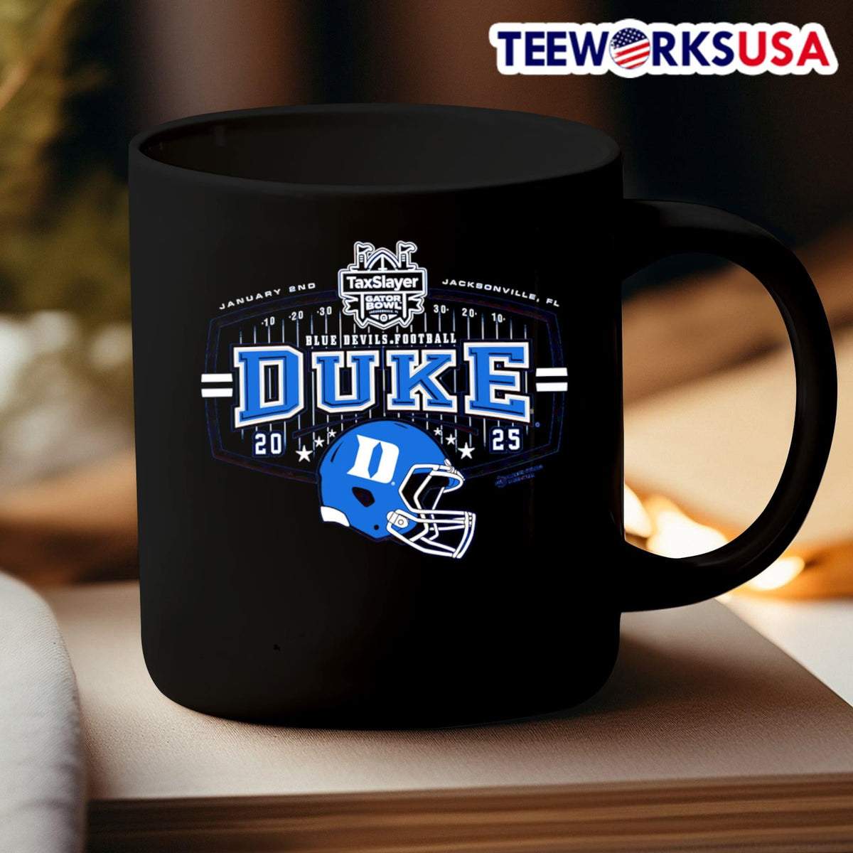 2025 TAXSLAYER GATOR Bowl Duke - Adult & Kids T-Shirts, Sweatshirts & Hoodies apparel design preview 3