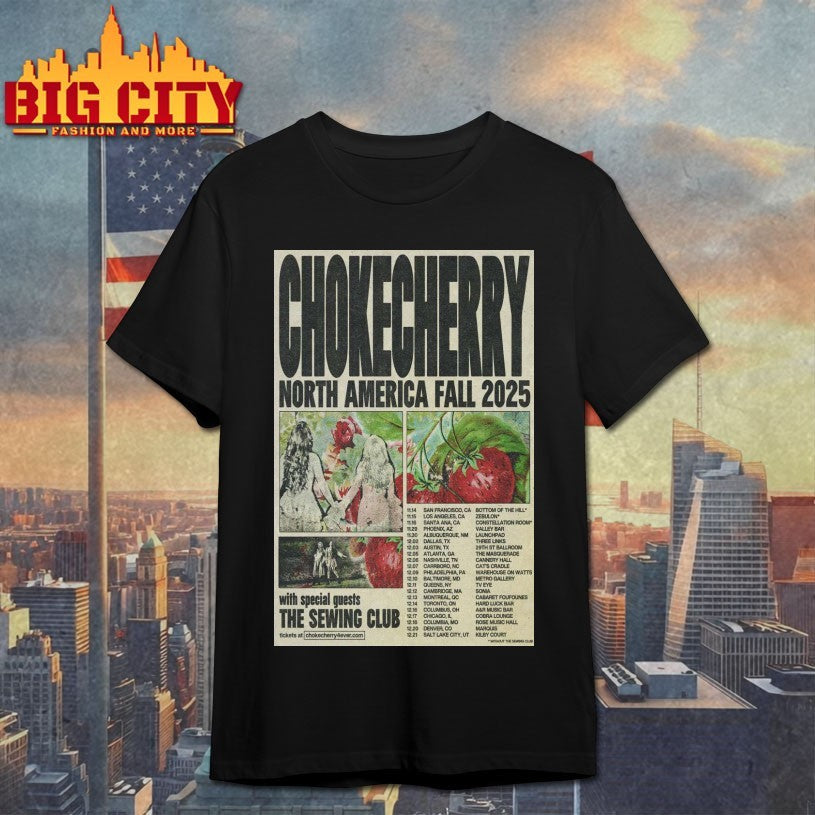Chokecherry Tour North America Fall 2025 Poster - Adult & Kids T-Shirts, Sweatshirts & Hoodies apparel design preview 1