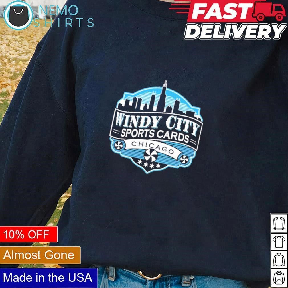 Windy city sports cards Chicago - Adult & Kids T-Shirts, Sweatshirts & Hoodies apparel design preview 1