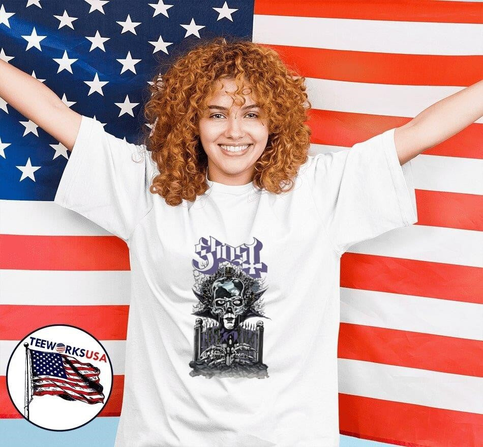 Ghost At The Gates - Adult & Kids T-Shirts, Sweatshirts & Hoodies apparel design preview 7