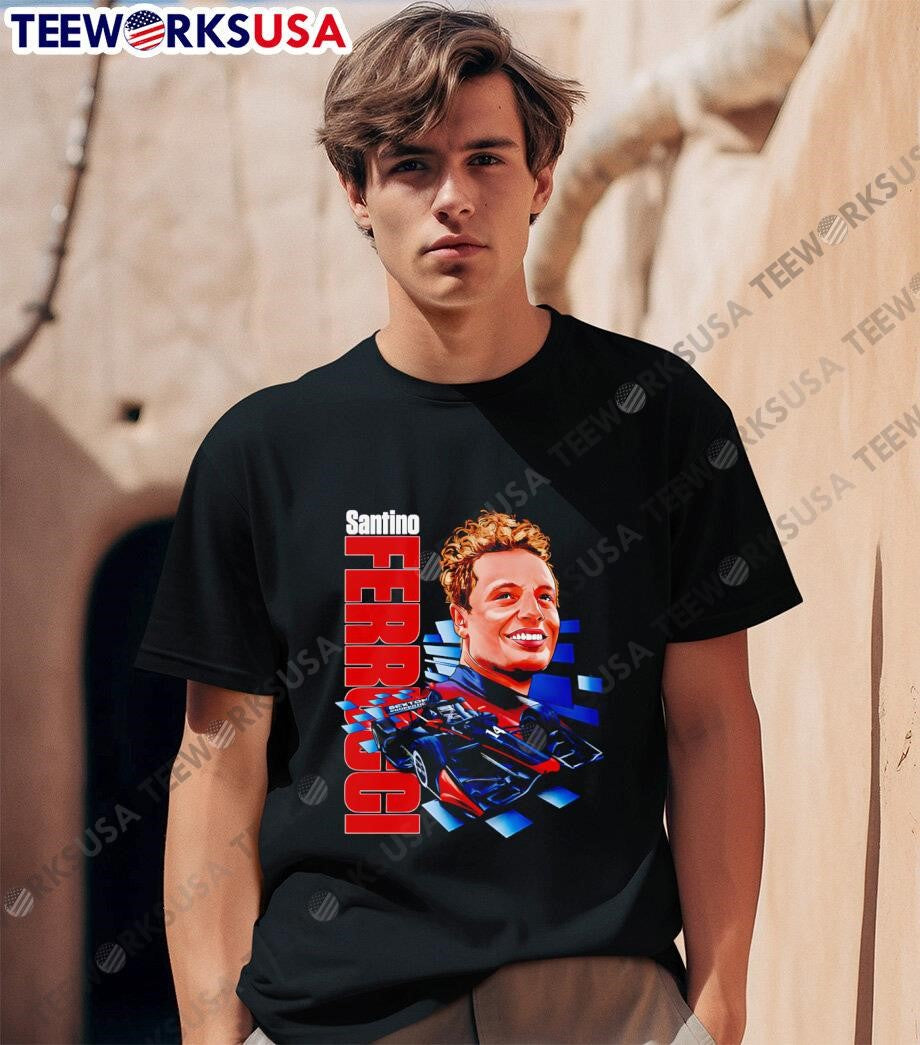 IndyCar Series Santino Ferrucci graphic - Adult & Kids T-Shirts, Sweatshirts & Hoodies apparel design preview 1