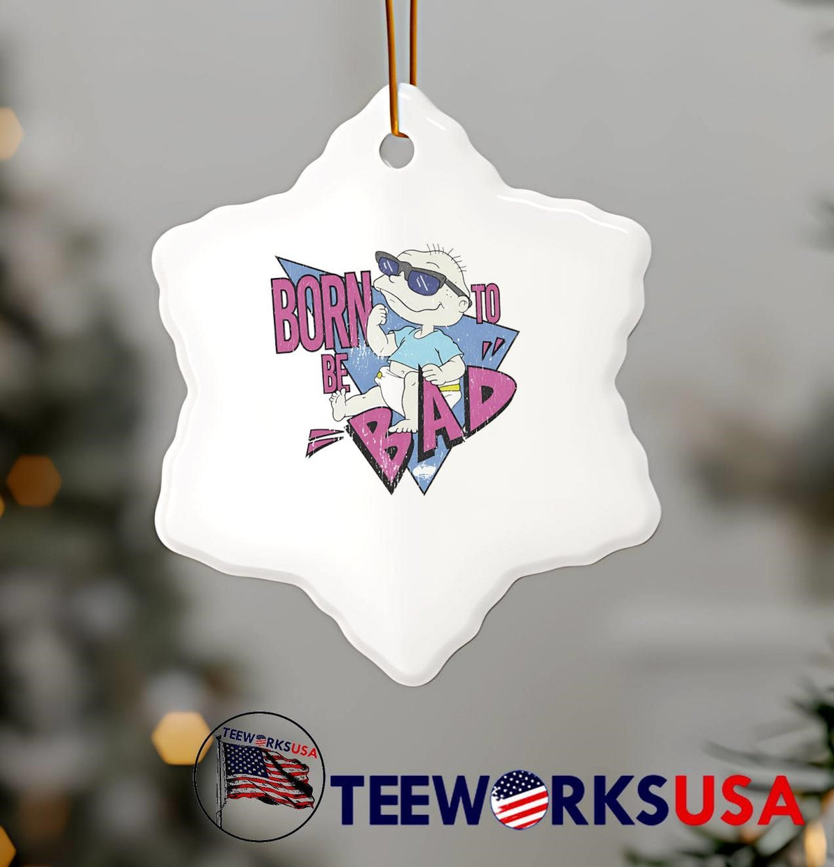 Clay Born to be Bad Tommy Pickles Rugrats - Adult & Kids T-Shirts, Sweatshirts & Hoodies apparel design preview 5