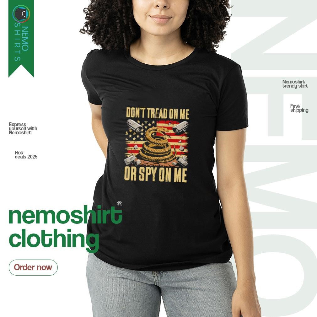Don't tread on me or spy - Adult & Kids T-Shirts, Sweatshirts & Hoodies apparel design preview 3