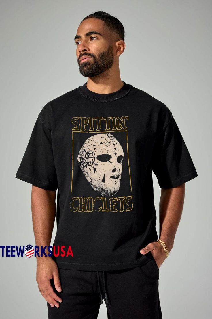 Best Spittin' Chiclets Gerry Cheevers Face retro - Adult & Kids T-Shirts, Sweatshirts & Hoodies apparel design preview 1