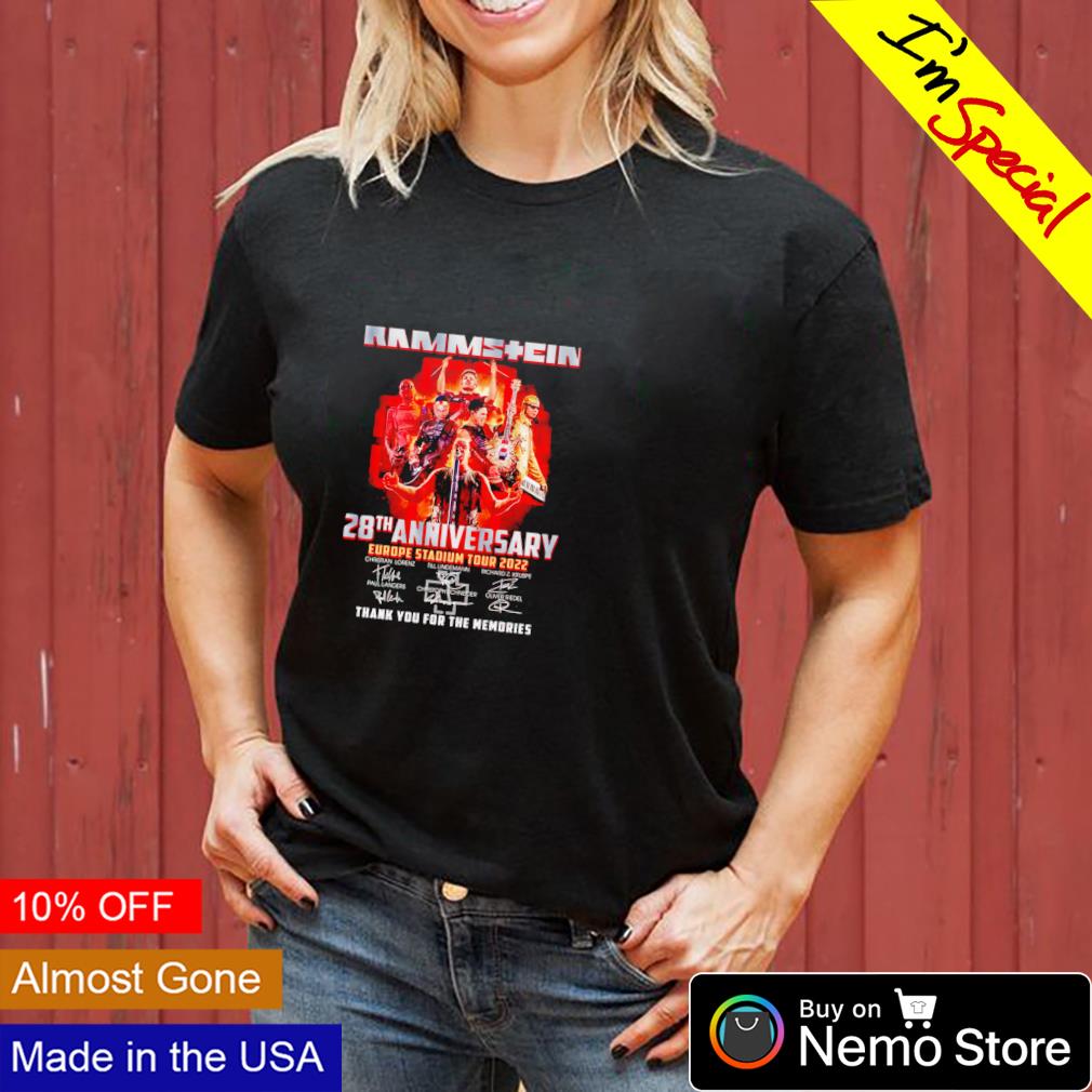 Rammstein 28th Anniversary Europe Stadium tour 2022 - Adult & Kids T-Shirts, Sweatshirts & Hoodies apparel design preview 3