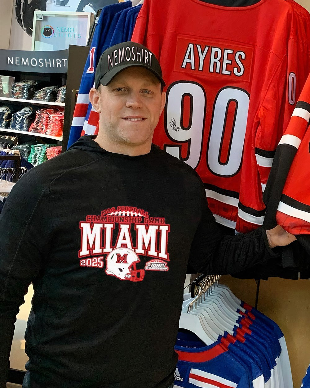 Miami RedHawks MAC 2025 football championship game - Adult & Kids T-Shirts, Sweatshirts & Hoodies apparel design preview 2