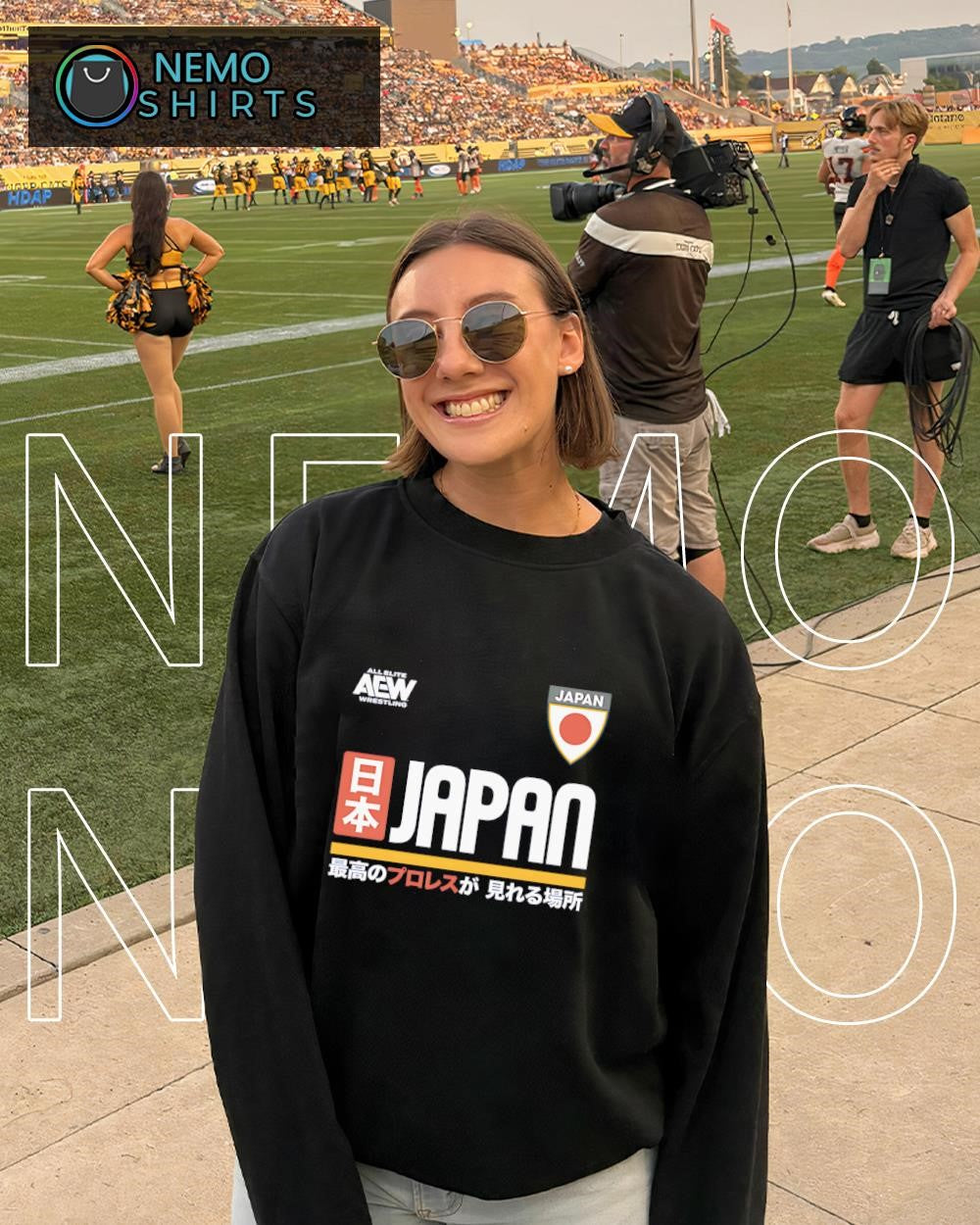 Japan AEW Tournament Soccer - Adult & Kids T-Shirts, Sweatshirts & Hoodies apparel design preview 4