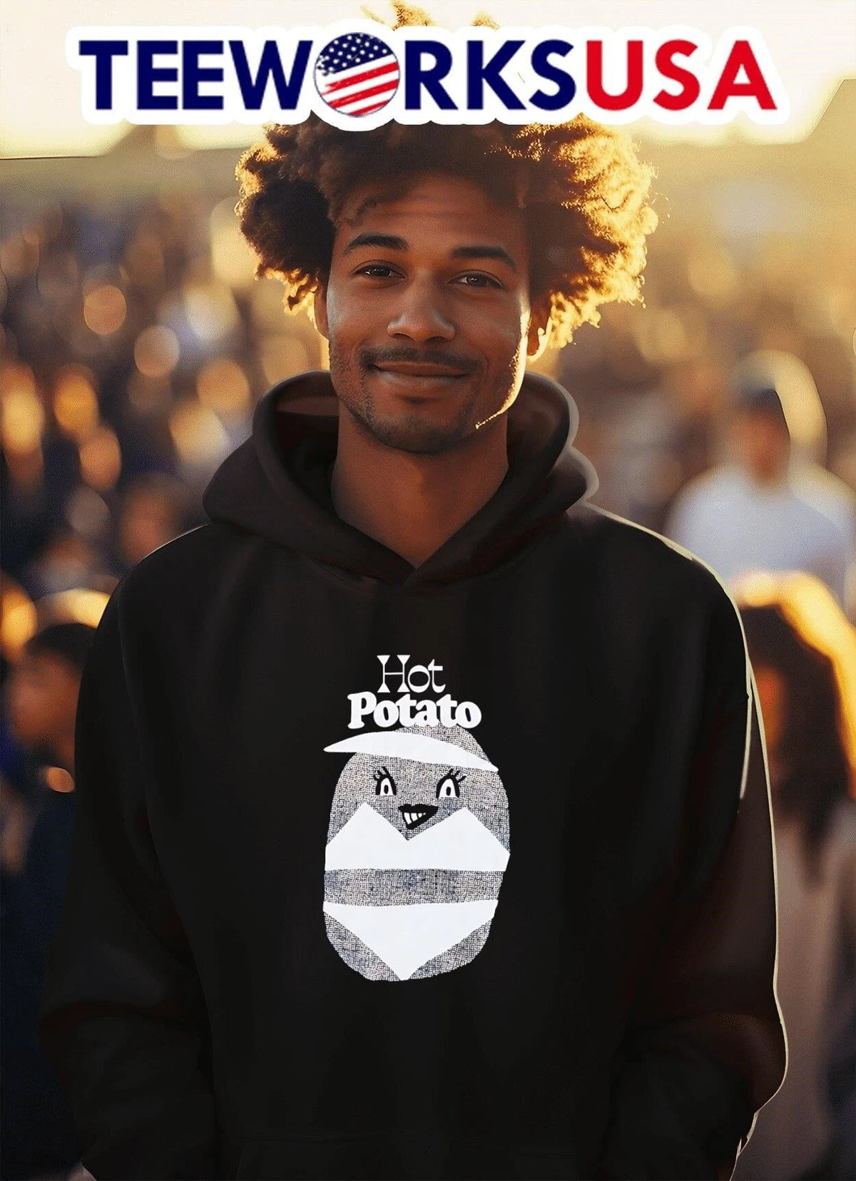 This Might Get Weird Hot Potato - Adult & Kids T-Shirts, Sweatshirts & Hoodies apparel design preview 2
