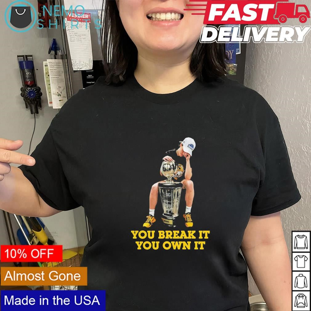 You break it own Caitlin Clark does iconic Kobe pose - Adult & Kids T-Shirts, Sweatshirts & Hoodies apparel design preview 1