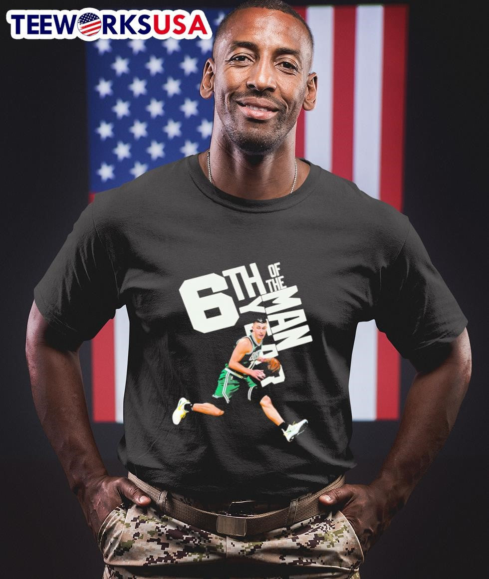 6th year of the man Boston Celtics Payton Pritchard - Adult & Kids T-Shirts, Sweatshirts & Hoodies apparel design preview 1