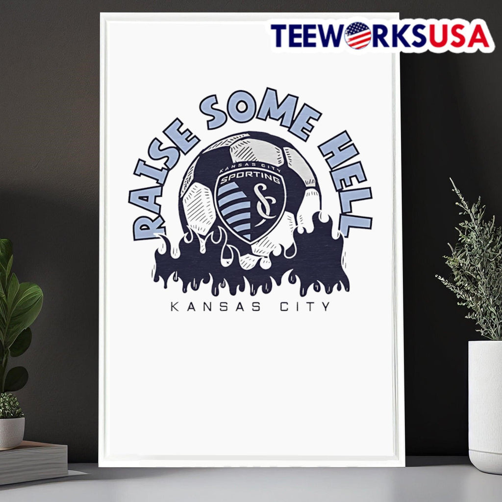 Sporting KC Raise Some Hell - Adult & Kids T-Shirts, Sweatshirts & Hoodies apparel design preview 6
