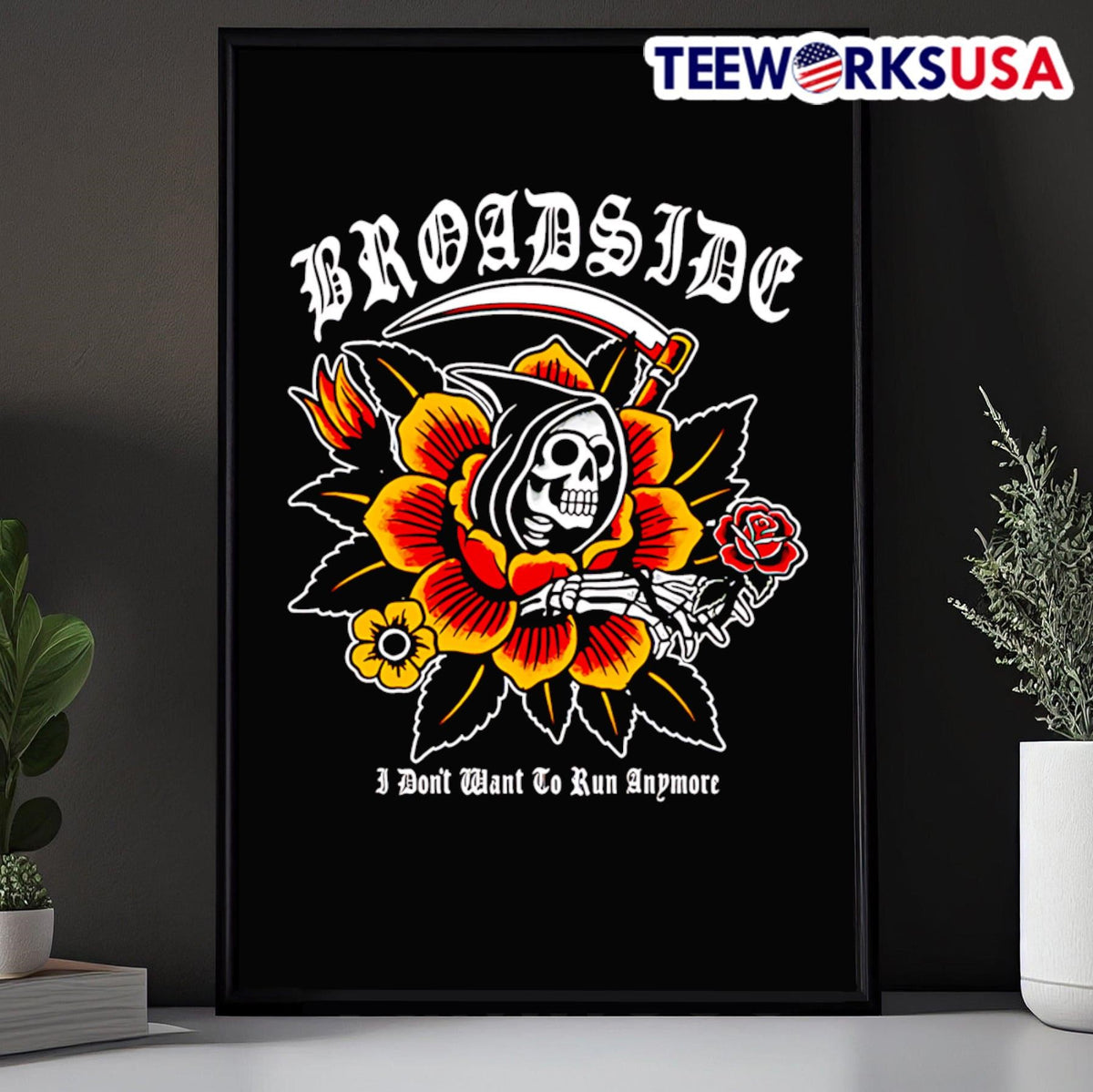 Broadside Traditional Reaper - Adult & Kids T-Shirts, Sweatshirts & Hoodies apparel design preview 5