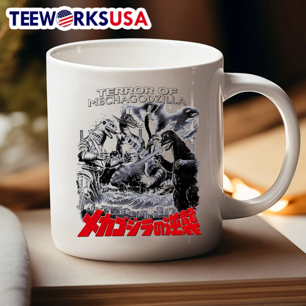 Terror Of Mechagodzilla Godzilla And Titanosaurus - Adult & Kids T-Shirts, Sweatshirts & Hoodies apparel design preview 4
