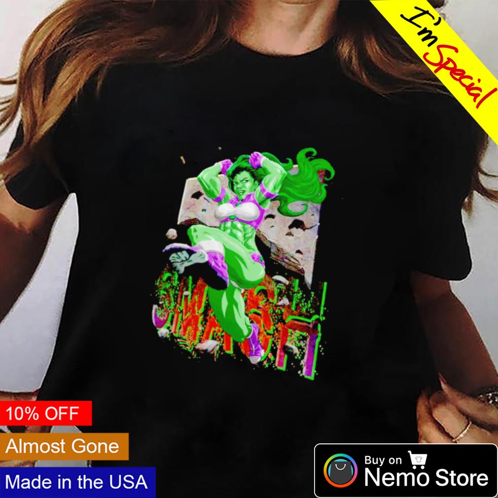 She Hulk smash - Adult & Kids T-Shirts, Sweatshirts & Hoodies apparel design preview 2