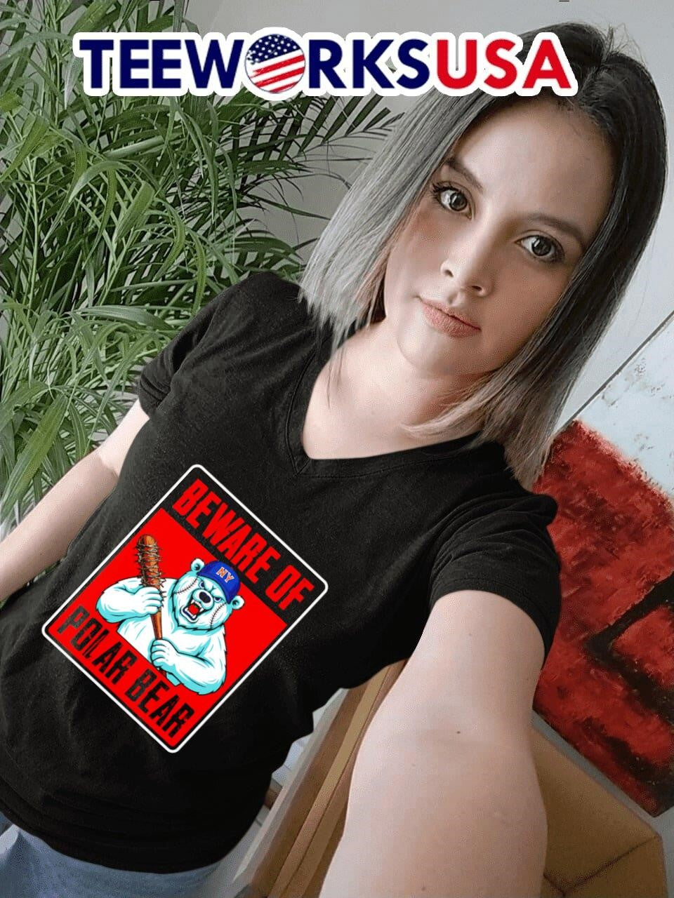Beware of Polar bear - Adult & Kids T-Shirts, Sweatshirts & Hoodies apparel design preview 7